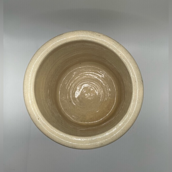 Salt Glazed Crock with Arc and Elephant and Giraffe - Picture 2 of 5